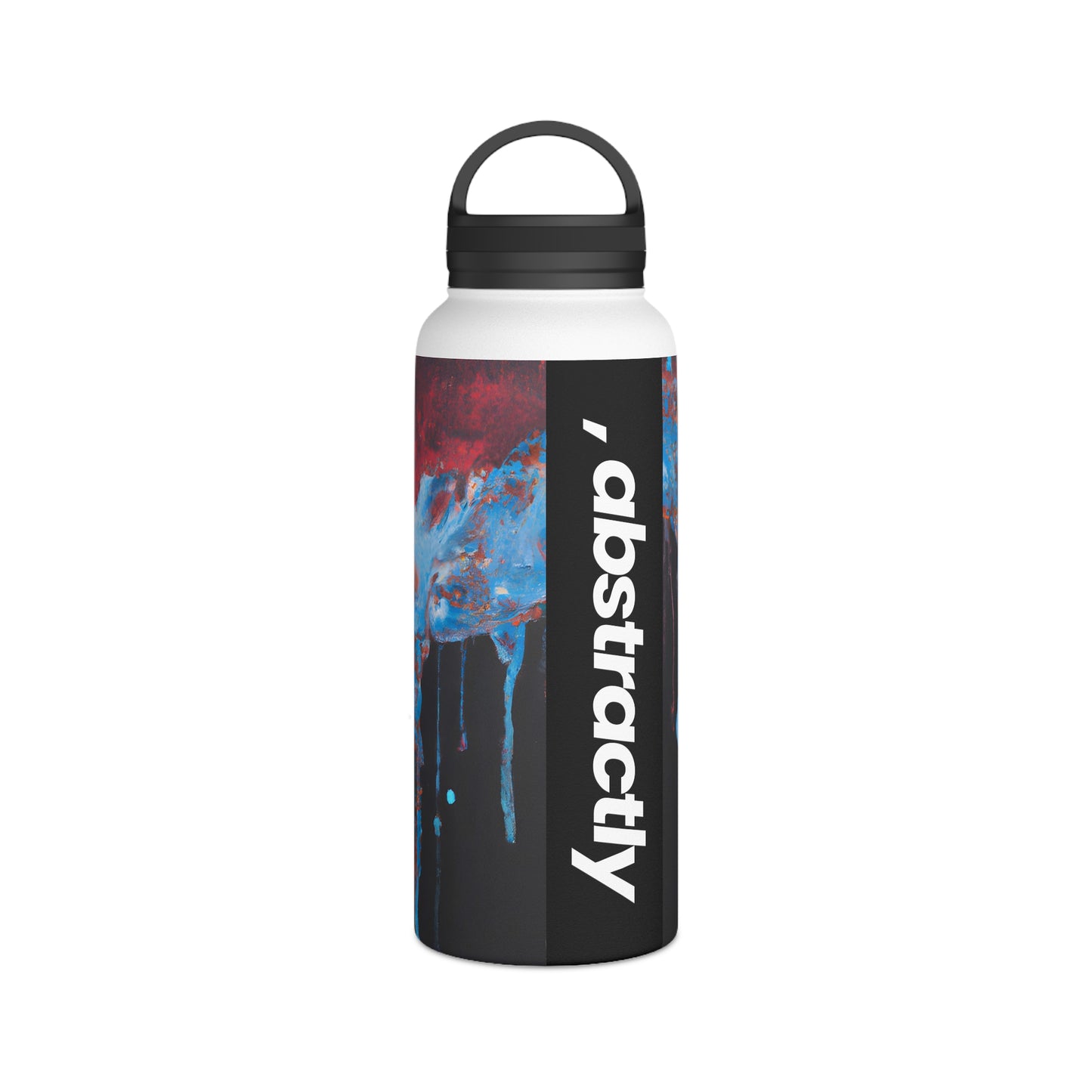 Quantum Quicksilver Crystal - Chemistry, Abstractly - Stainless Steel Water Bottle