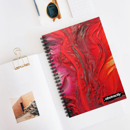 Luminous Neonite - Chemistry, Abstractly - Spiral Notebook