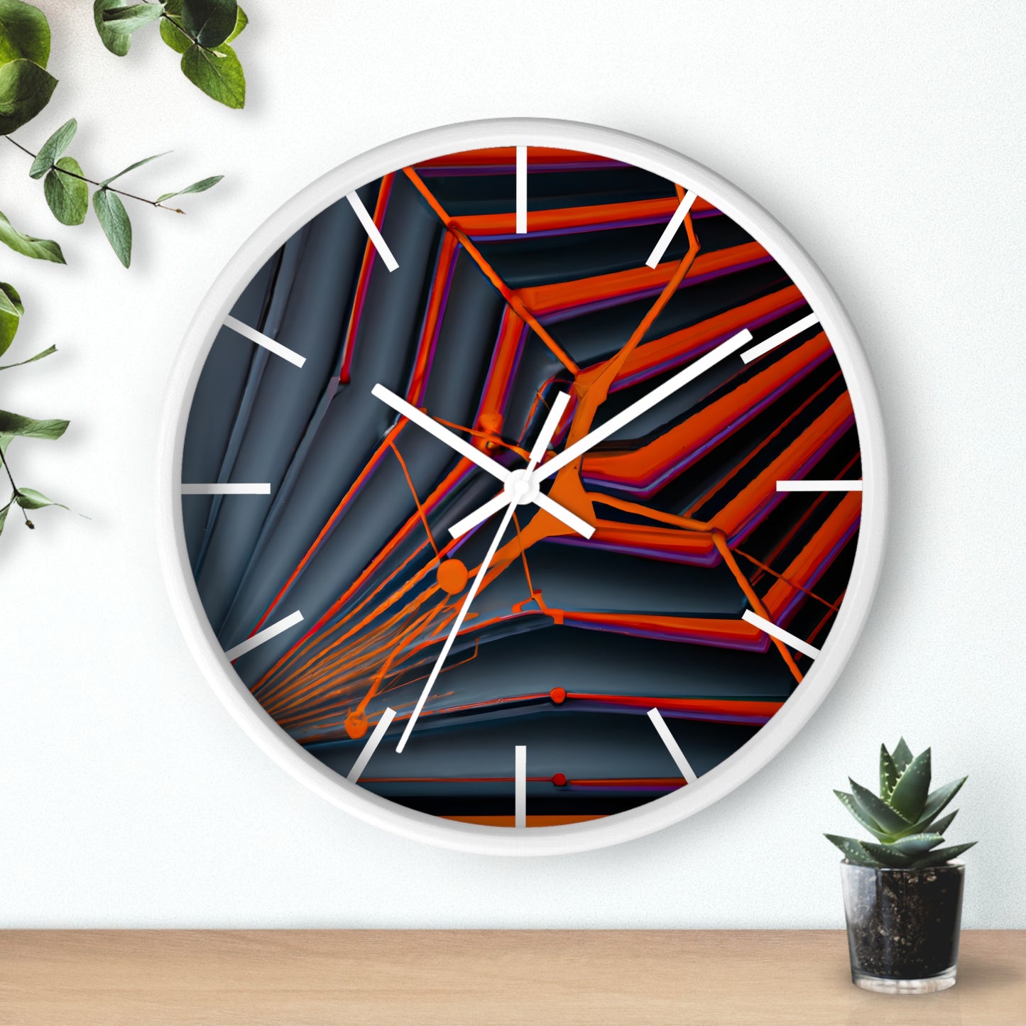 Marilyn Rothstein - Magnetic Force, Abstractly - Wall Clock