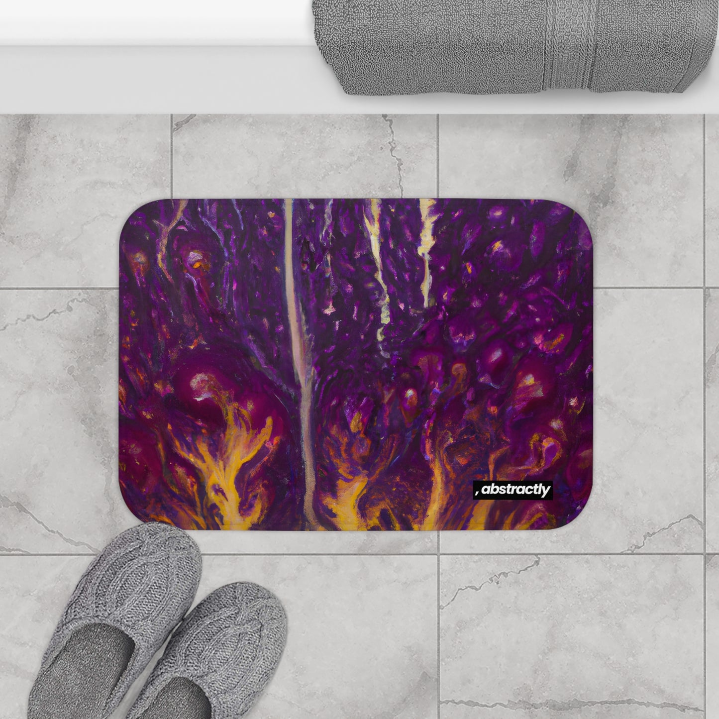 Luminous Etherium - Chemistry, Abstractly - Bath Mat