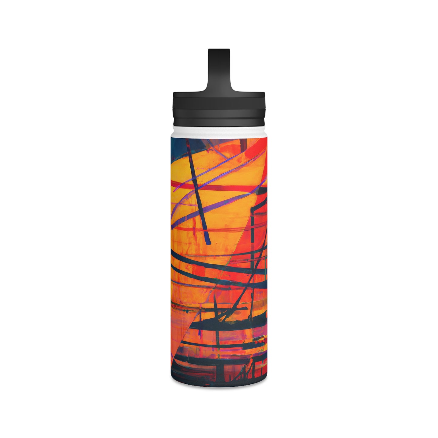 Alice Feldman - Electric Force, Abstractly - Stainless Steel Water Bottle