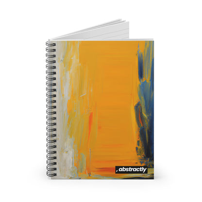 Pixeo Compound - Scandium, Abstractly - Spiral Notebook