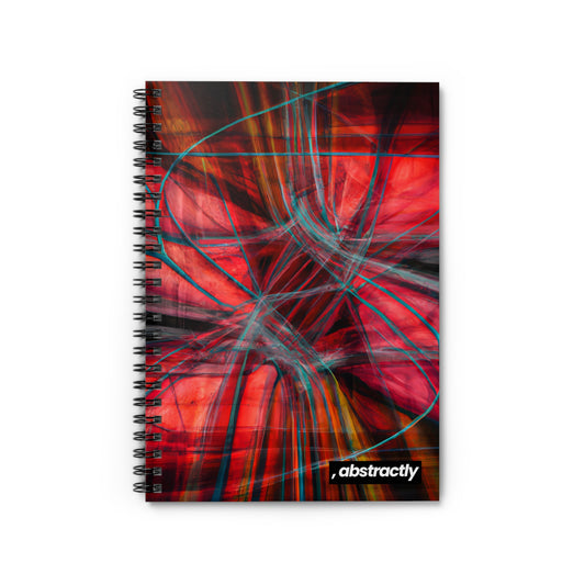 Lois Strauss - Electromagnetic Force, Abstractly - Spiral Notebook