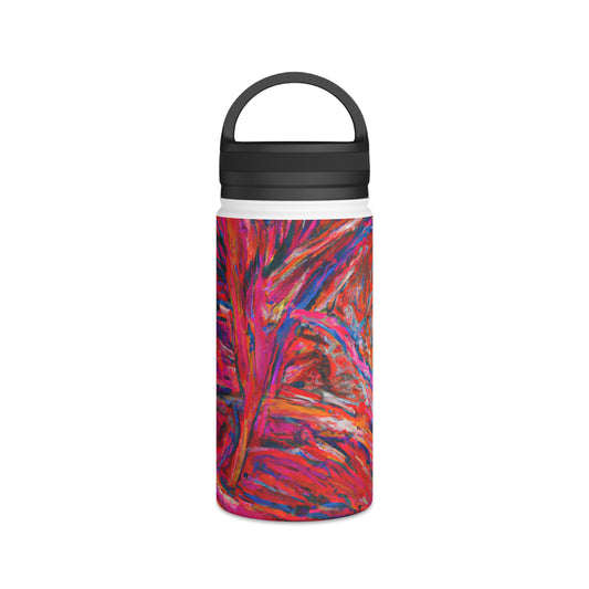 Solarian Crystal Prism - Neon, Abstractly - Stainless Steel Water Bottle