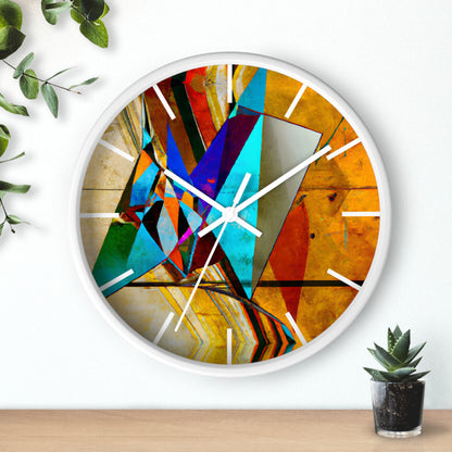 Irene Karlson - Strong Force, Abstractly - Wall Clock