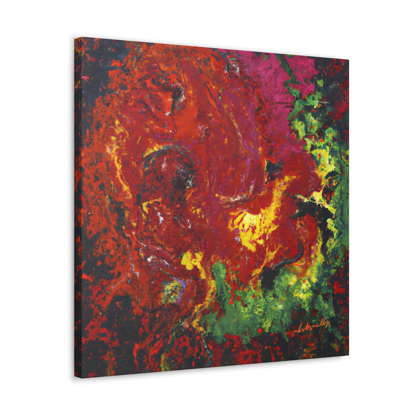 Johannsonite Crystal - Chemistry, Abstractly - Canvas