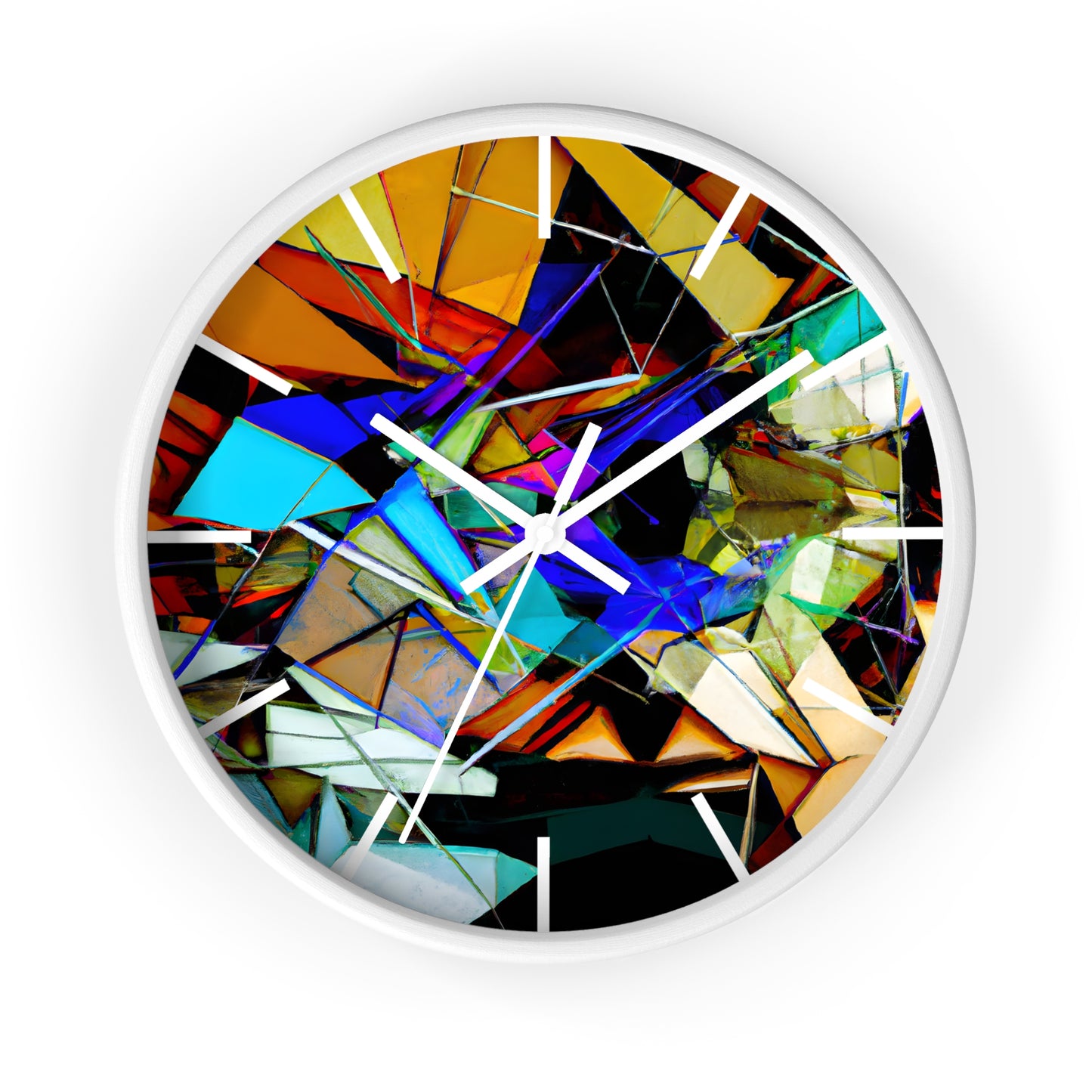 Adrianne Lehmann - Electric Force, Abstractly - Wall Clock