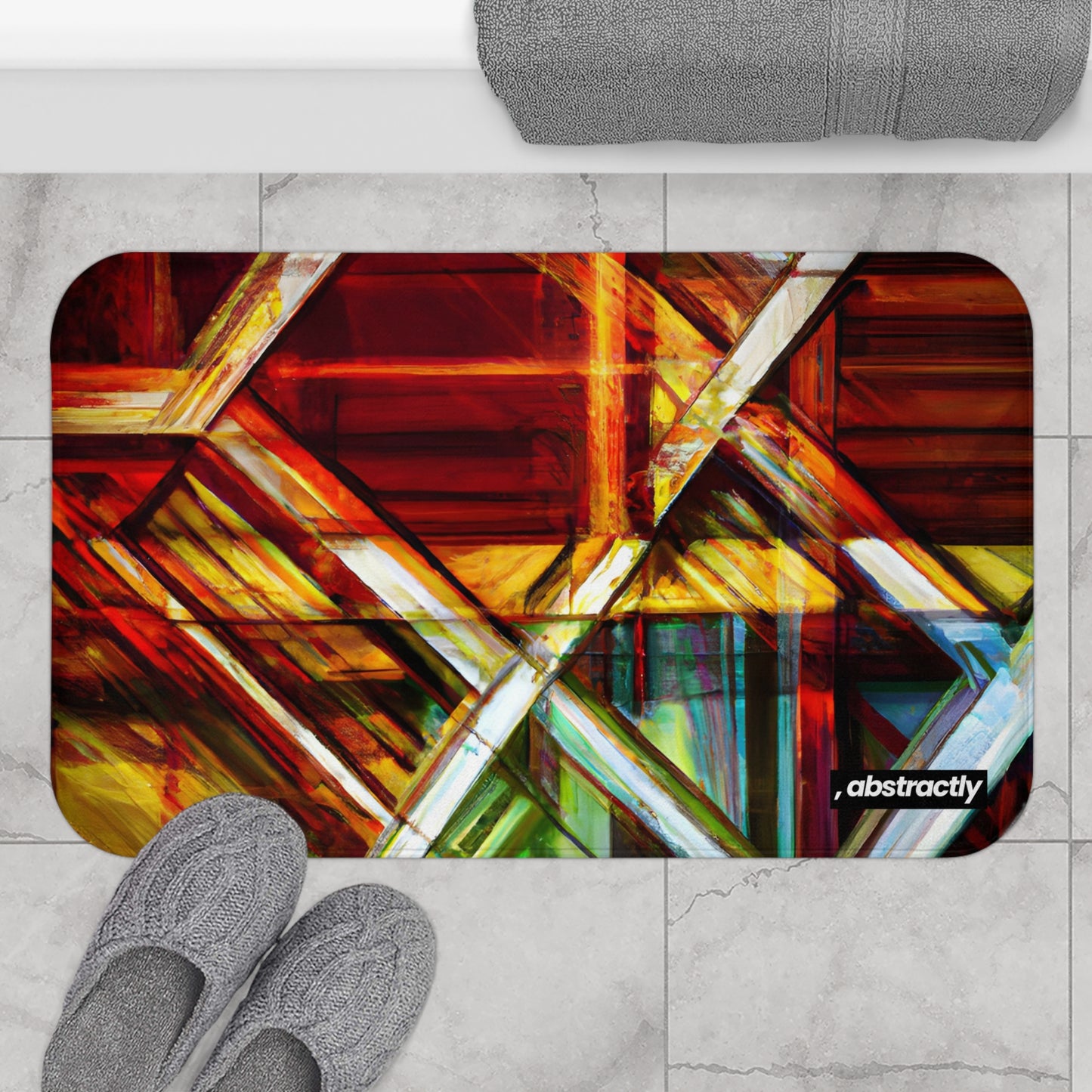 Aurelia Reynolds - Applied Force, Abstractly - Bath Mat