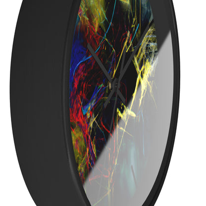 Connie Valdez - Electric Force, Abstractly - Wall Clock