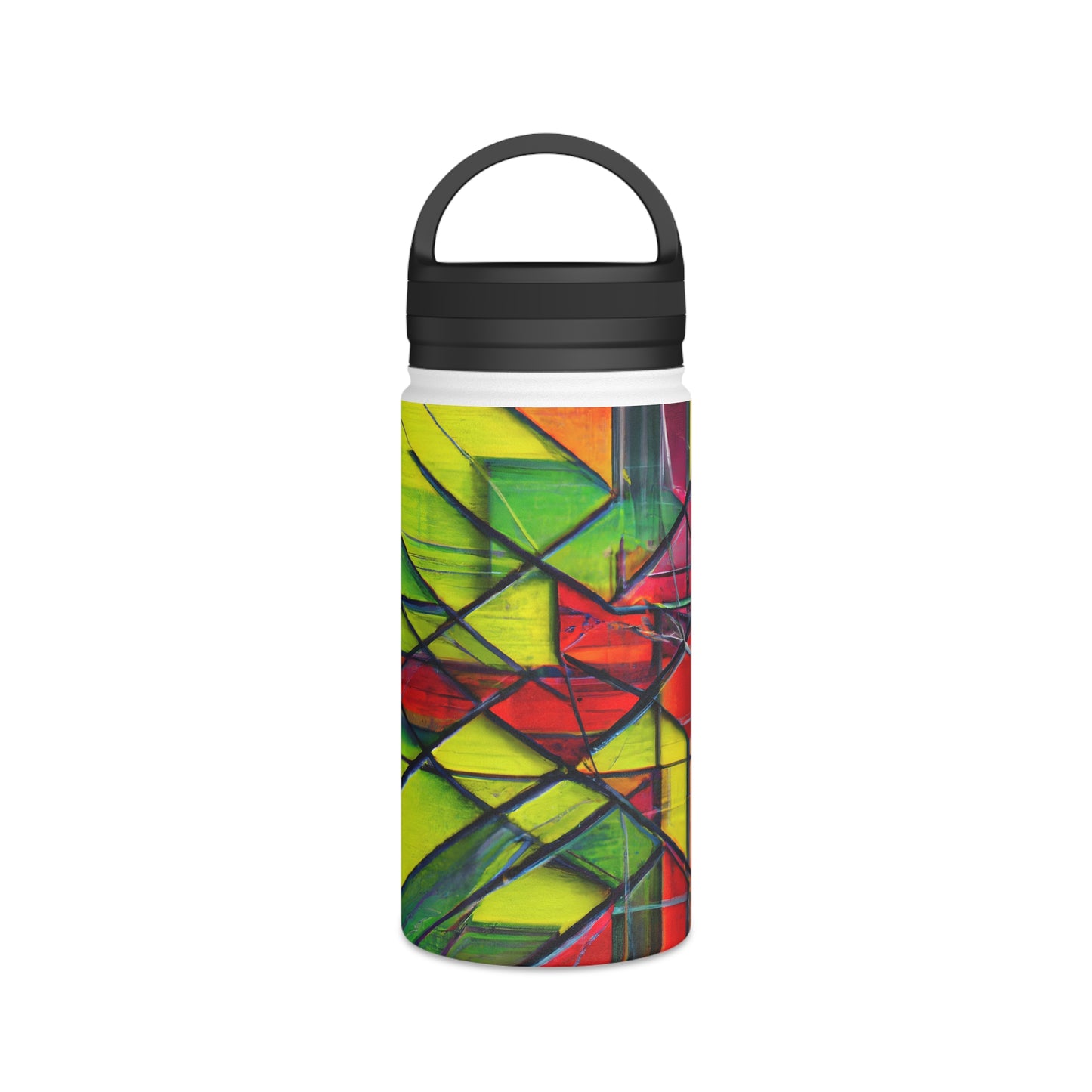 Rosalind Munroe - Electric Force, Abstractly - Stainless Steel Water Bottle