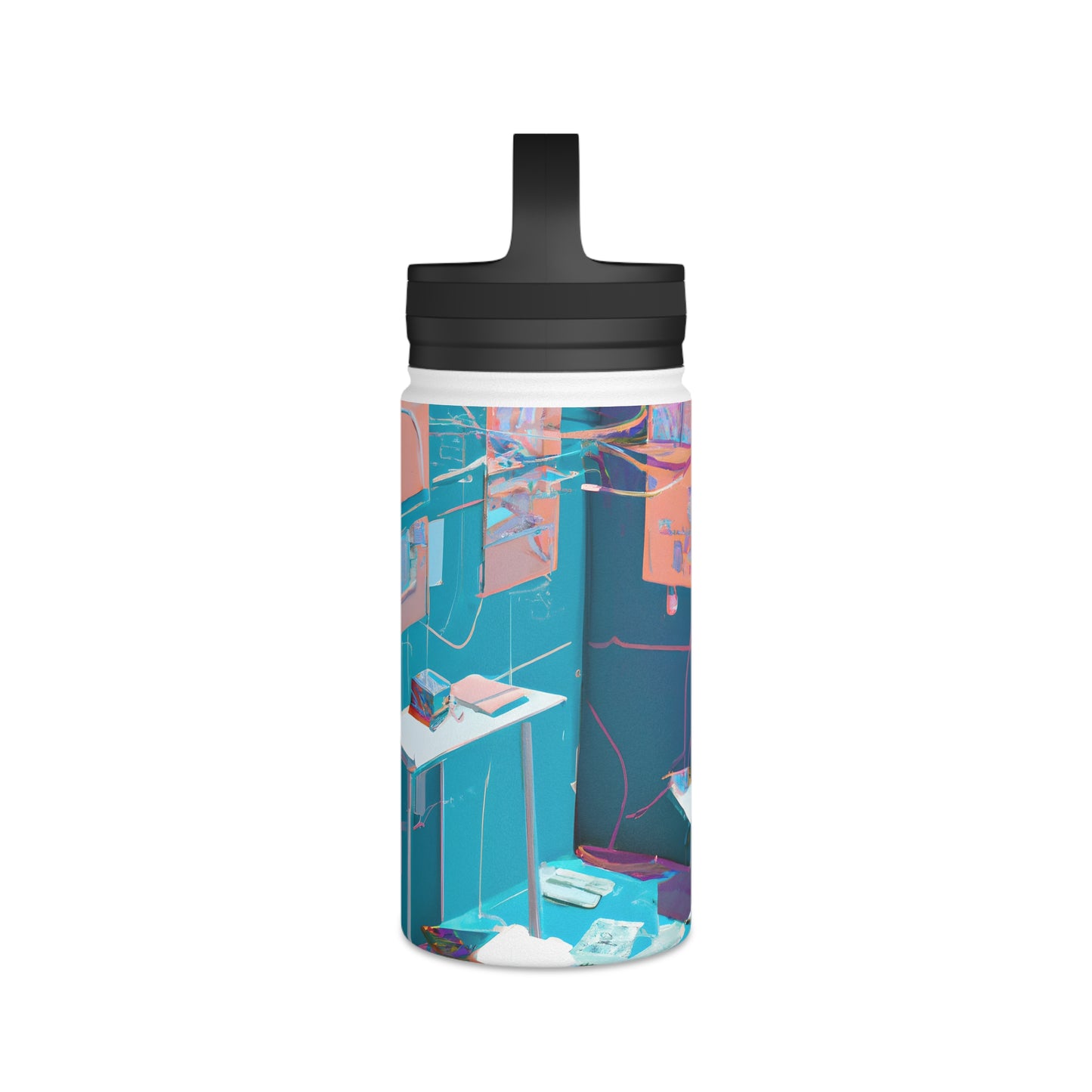 SilverPeak Finance - Cash Flow, Abstractly - Stainless Steel Water Bottle