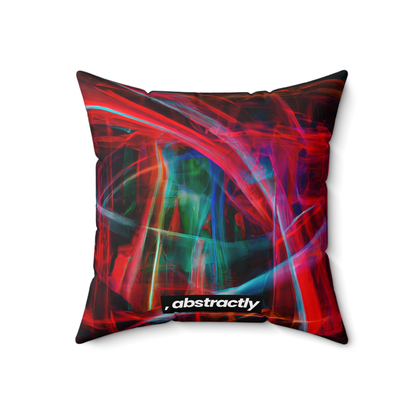 Maria Everton - Weak Force, Abstractly - Faux Suede Throw Pillow