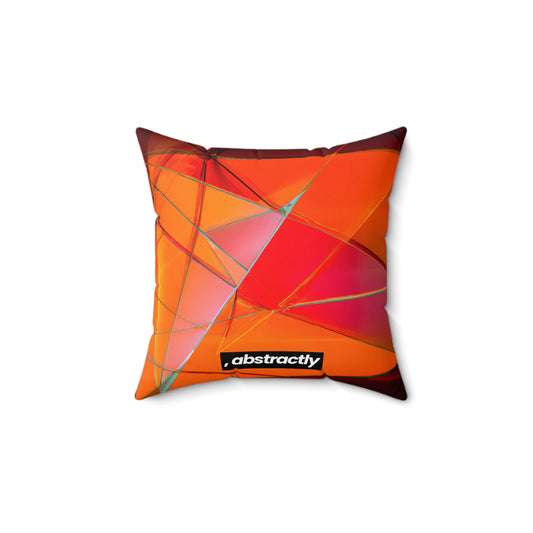 Jasper Eisenhardt - Tension Force, Abstractly - Faux Suede Throw Pillow