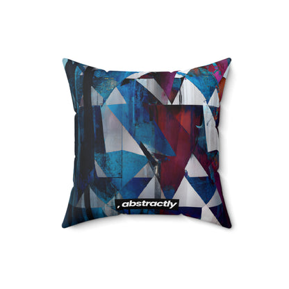 Mila Forsythe - Friction Force, Abstractly - Faux Suede Throw Pillow