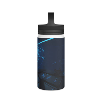 Vanguard Intellect - Debit, Abstractly - Stainless Steel Water Bottle