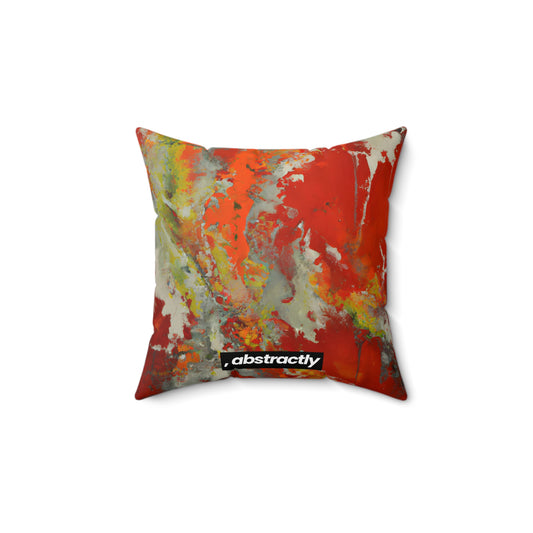 Tradium Hexaflex - Chemistry, Abstractly - Faux Suede Throw Pillow