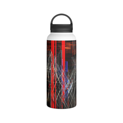 Walter Kleinberg - Strong Force, Abstractly - Stainless Steel Water Bottle