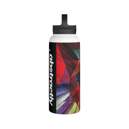 Rebecca Morland - Gravity Force, Abstractly - Stainless Steel Water Bottle