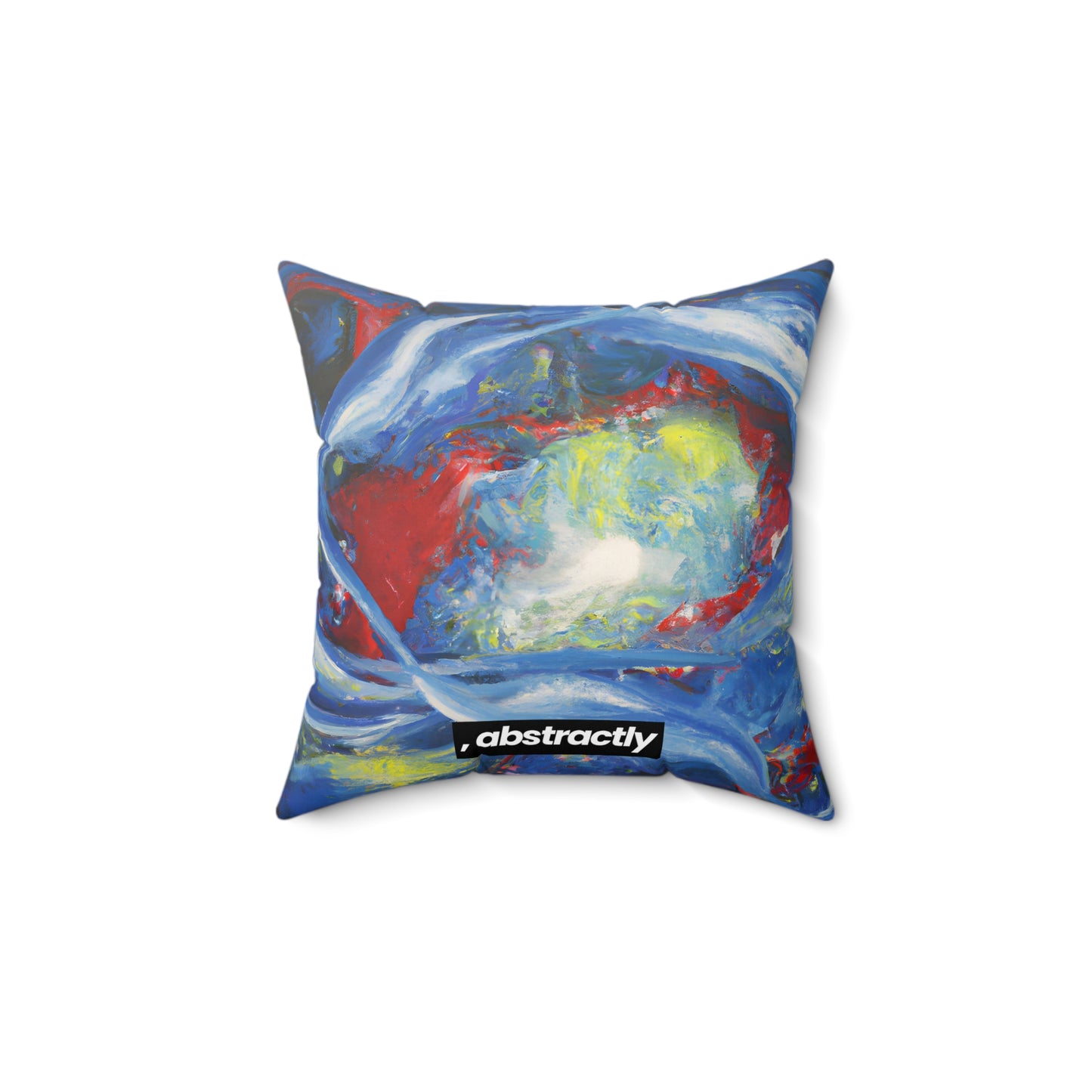 Tritium Firestone - Chemistry, Abstractly - Faux Suede Throw Pillow