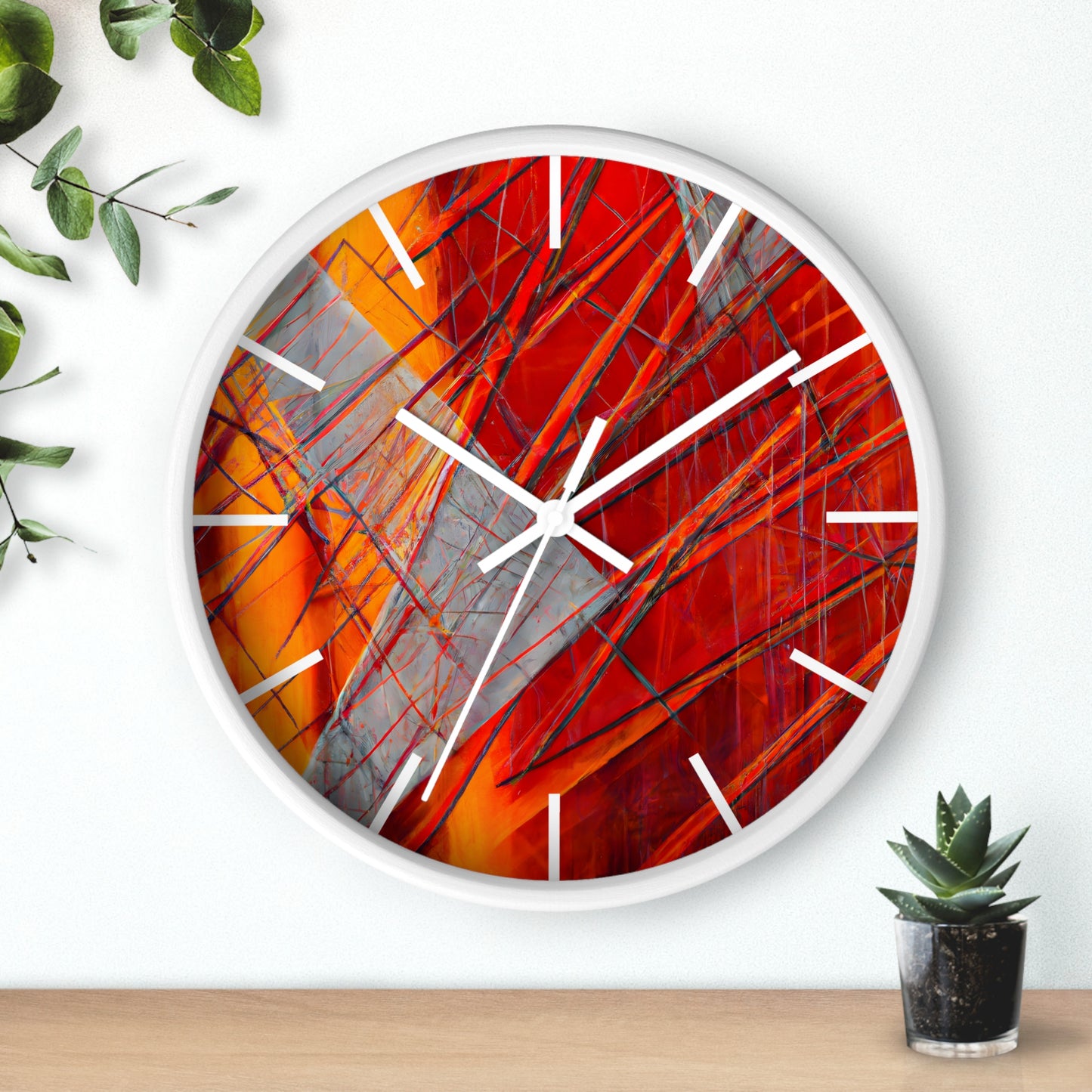 Adrienne Dufresne - Gravity Force, Abstractly - Wall Clock