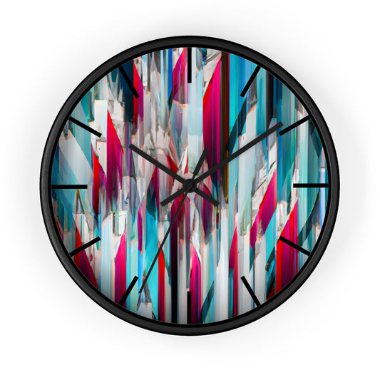 Harper Bowen - Weak Force, Abstractly - Wall Clock