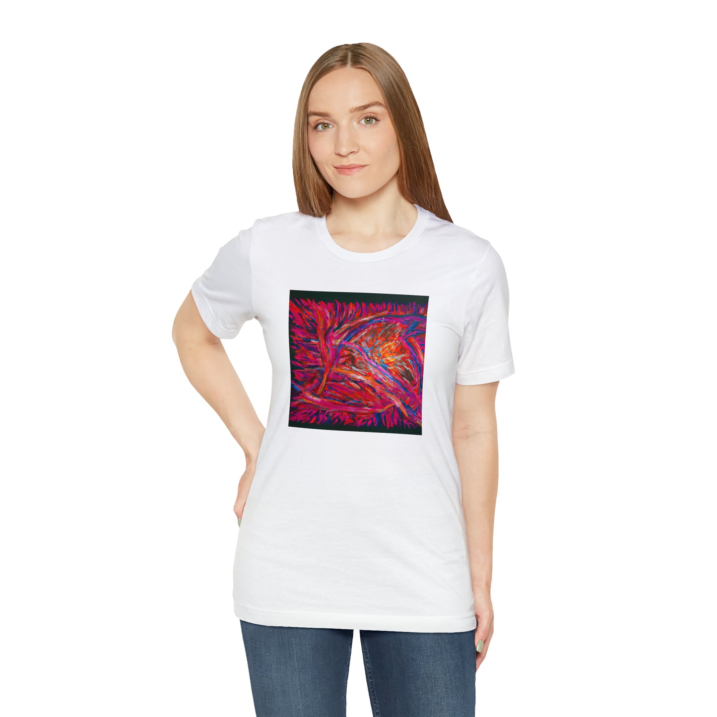 Solarian Crystal Prism - Neon, Abstractly - Tee