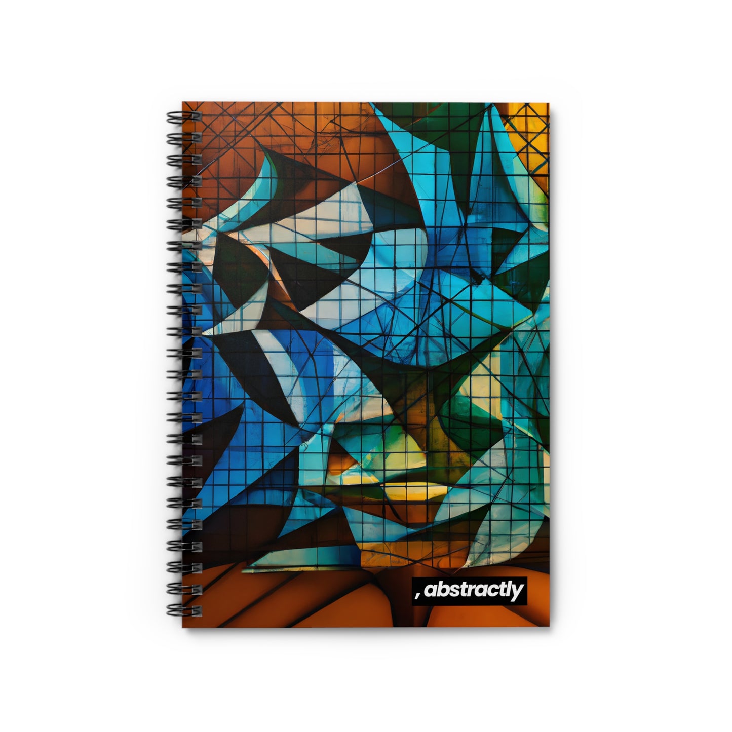 Janet Riggs - Applied Force, Abstractly - Spiral Notebook