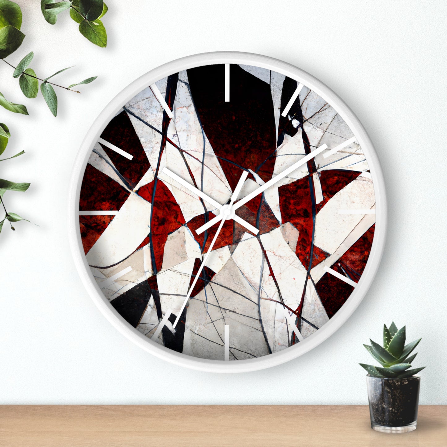 Adrianne Thomas - Spring Force, Abstractly - Wall Clock