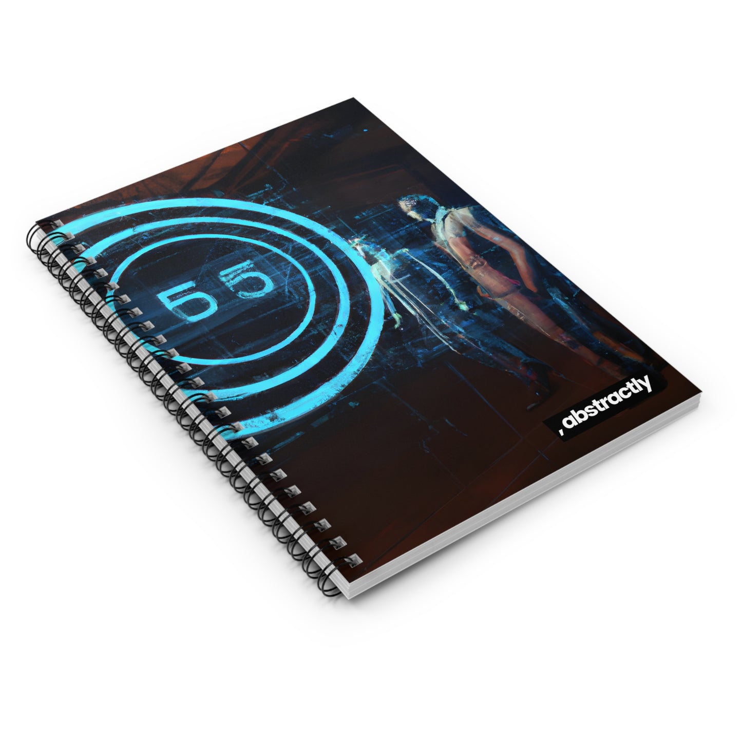 CrestHawk Audits - Revenue, Abstractly - Spiral Notebook