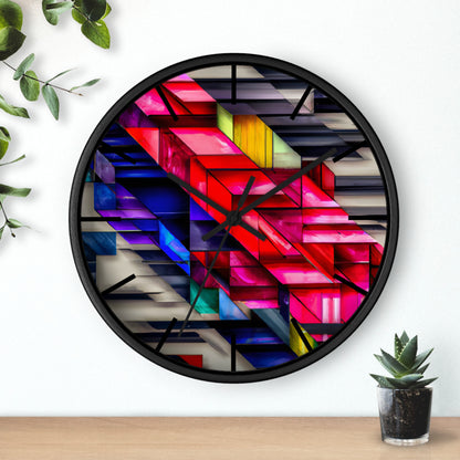 Ruth Rosenfield - Applied Force, Abstractly - Wall Clock