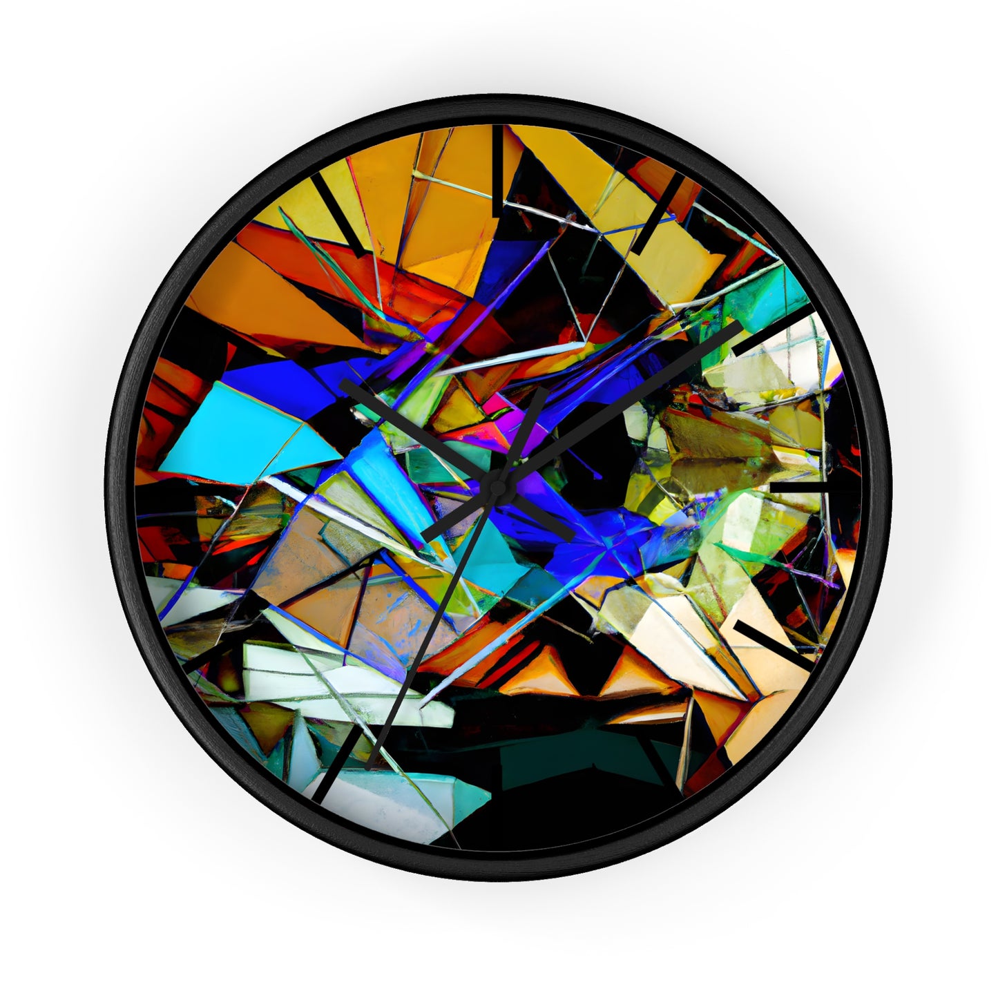 Adrianne Lehmann - Electric Force, Abstractly - Wall Clock