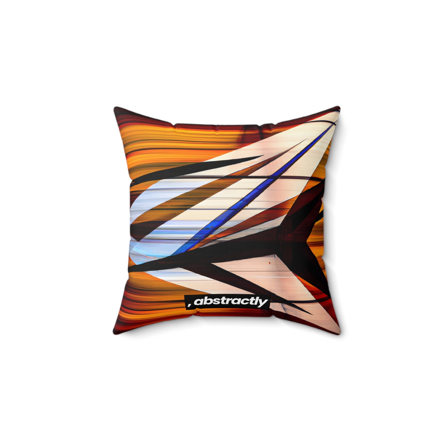 Valerie Schwartz - Magnetic Force, Abstractly - Faux Suede Throw Pillow