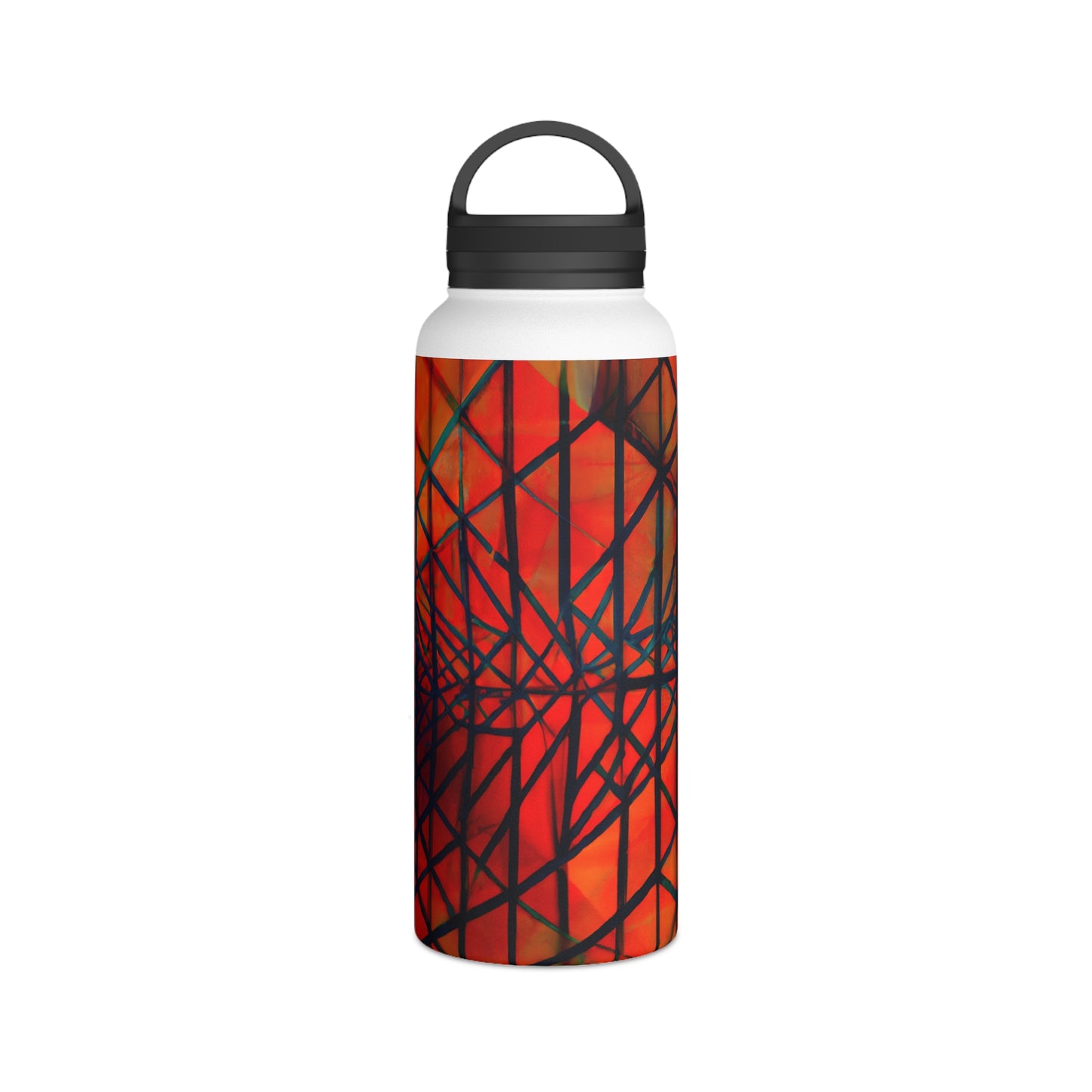 Harold Fitzsimmons - Tension Force, Abstractly - Stainless Steel Water Bottle