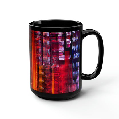 Harrison Blackwell - Air Resistance Force, Abstractly - Black Ceramic Mug 15oz