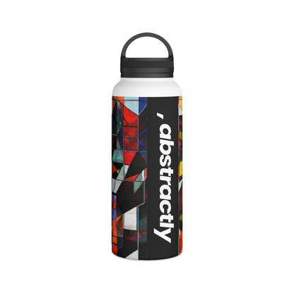 Maxine Cavanaugh - Friction Force, Abstractly - Stainless Steel Water Bottle