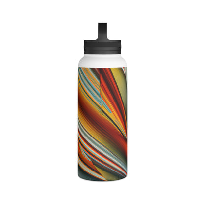 Melvin Strickland - Friction Force, Abstractly - Stainless Steel Water Bottle