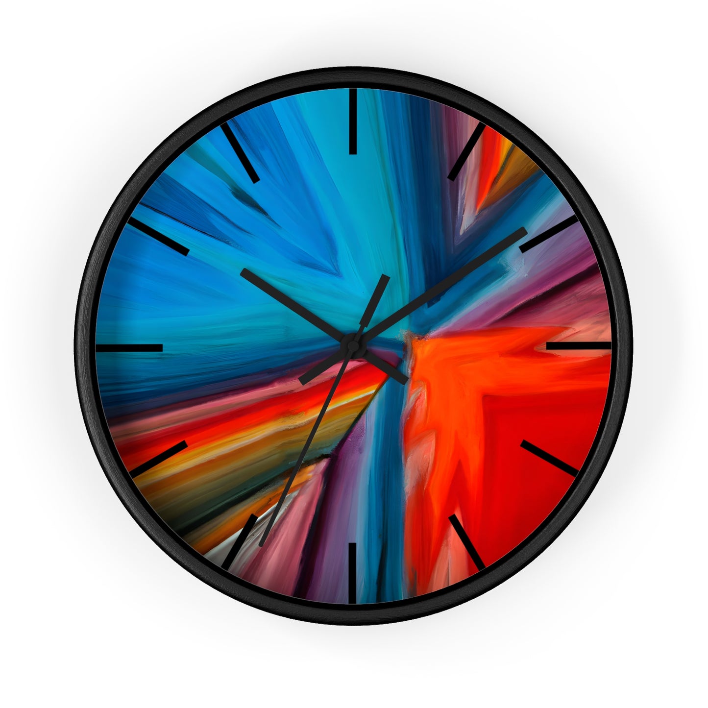 Barbara Fitzpatrick - Magnetic Force, Abstractly - Wall Clock