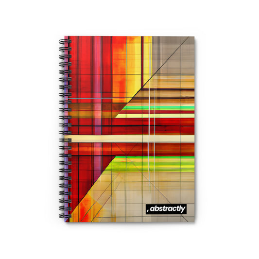 Evelyn Broadmore - Friction Force, Abstractly - Spiral Notebook