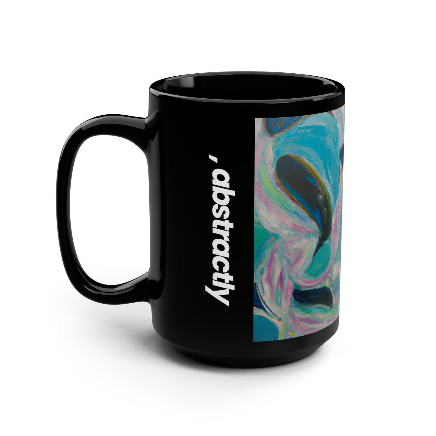 Astro Hydrogenite - Chemistry, Abstractly - Black Ceramic Mug 15oz