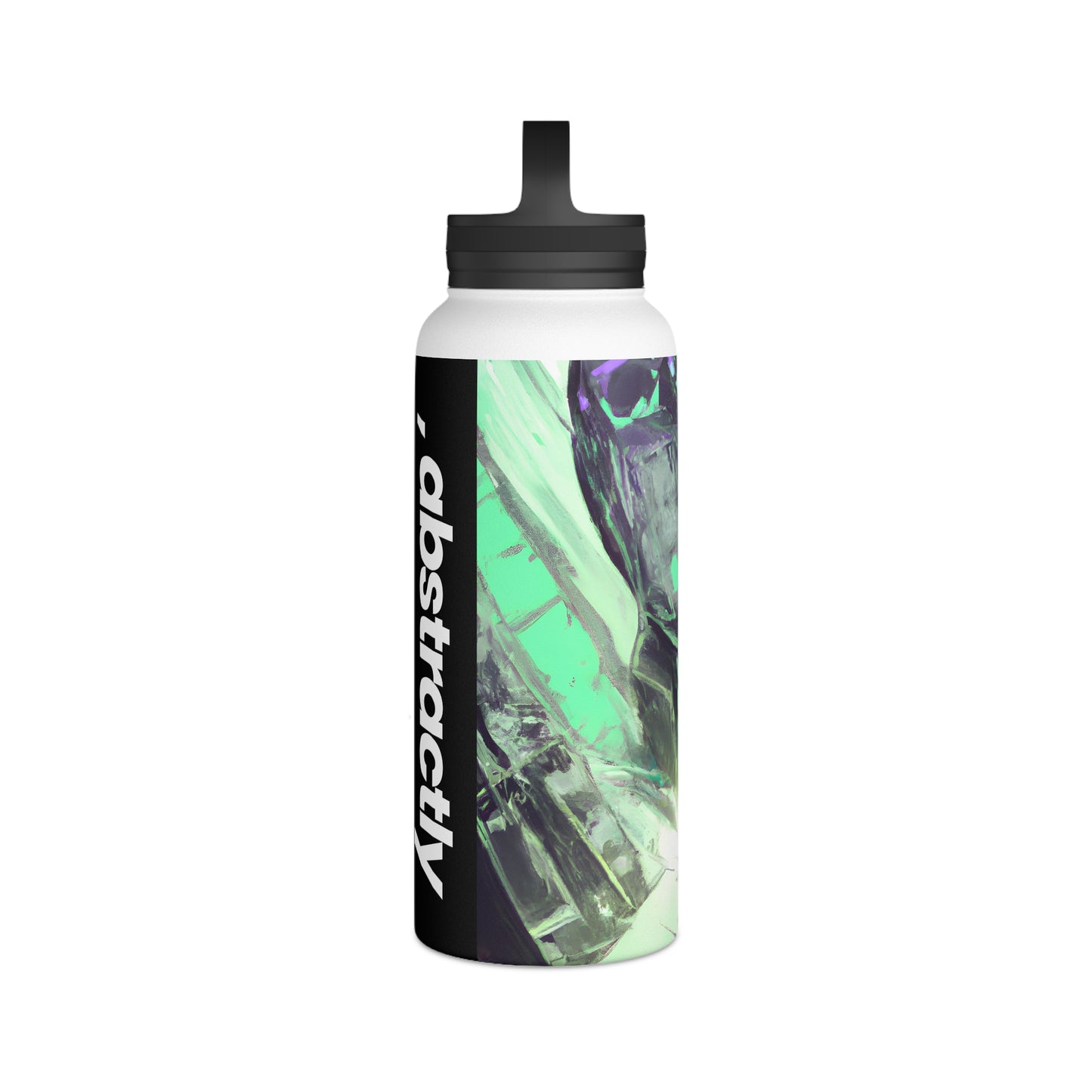 CrestPeak Solutions - Dividends, Abstractly - Stainless Steel Water Bottle