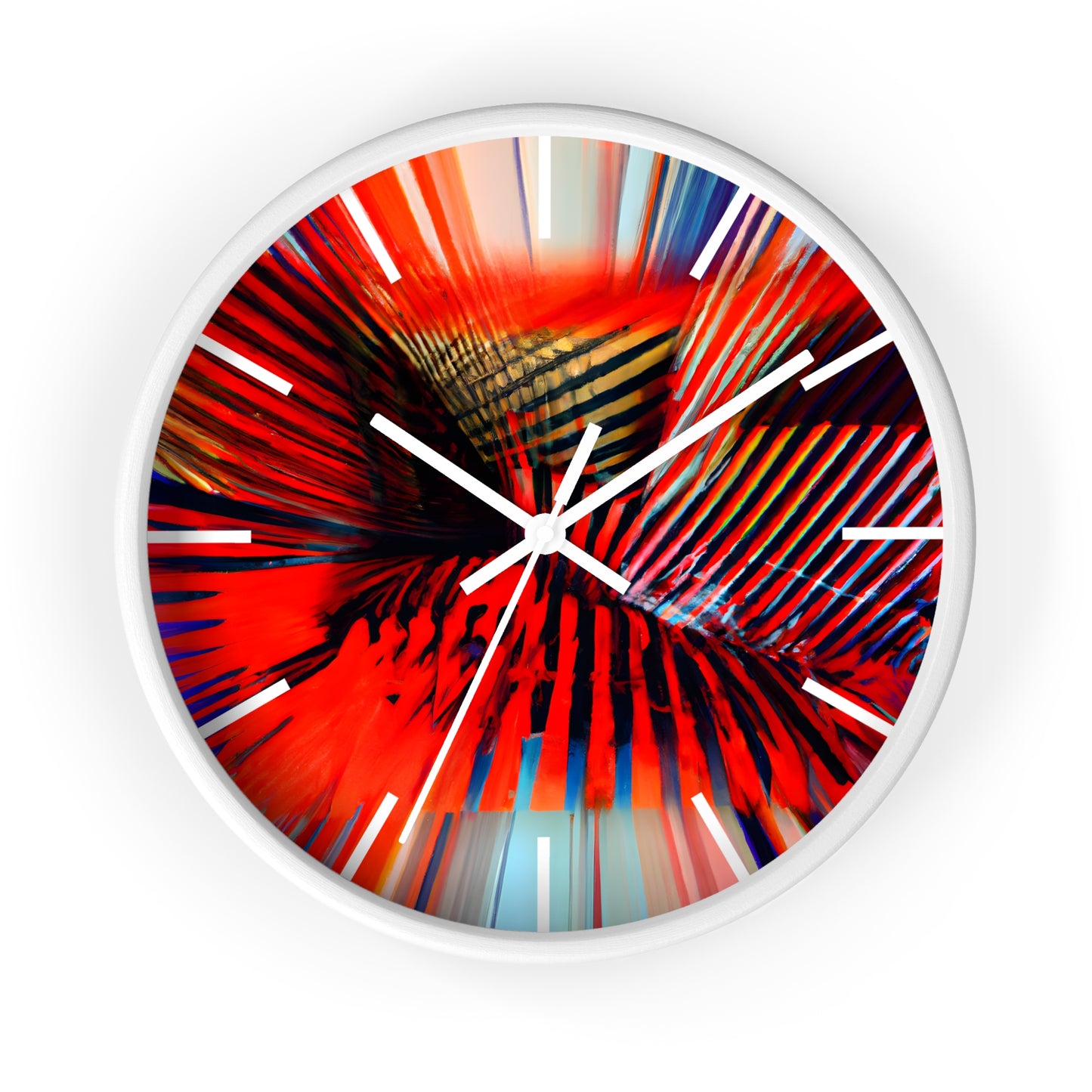 Oliver Maddox - Air Resistance Force, Abstractly - Wall Clock