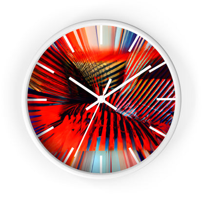 Oliver Maddox - Air Resistance Force, Abstractly - Wall Clock