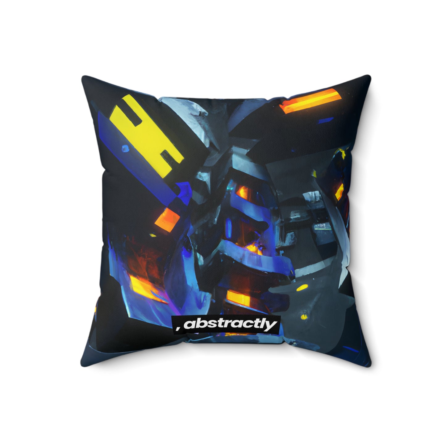 BluePeak Financial - Depreciation, Abstractly - Faux Suede Throw Pillow