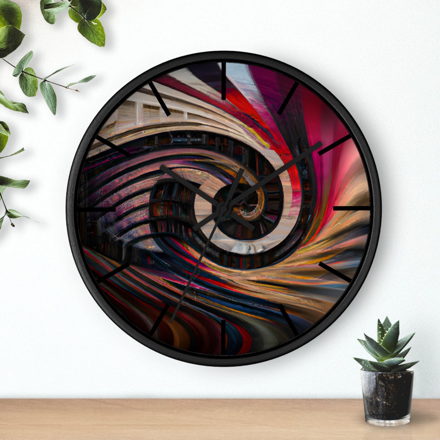 George Strickland - Gravity Force, Abstractly - Wall Clock