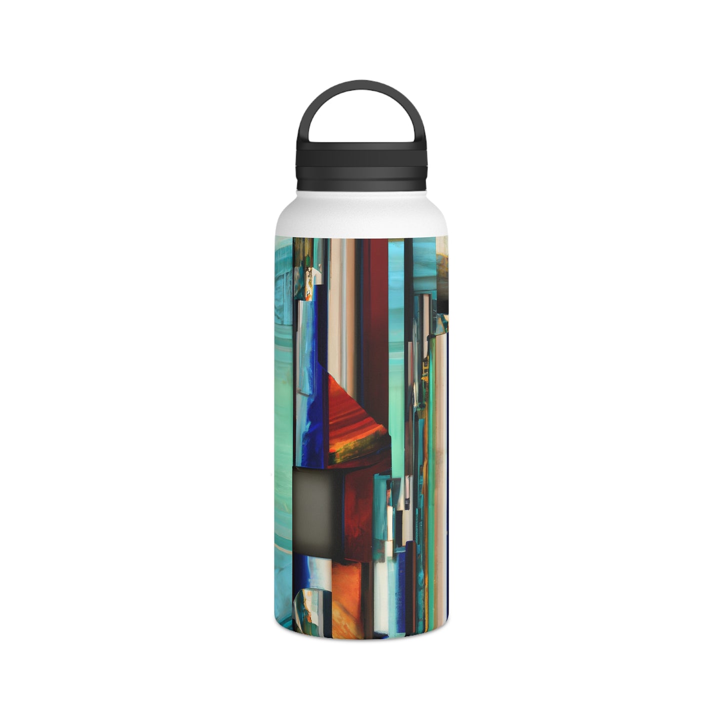 Alexandra Bouchard - Applied Force, Abstractly - Stainless Steel Water Bottle