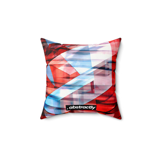 Maxwell Chamberlain - Applied Force, Abstractly - Faux Suede Throw Pillow