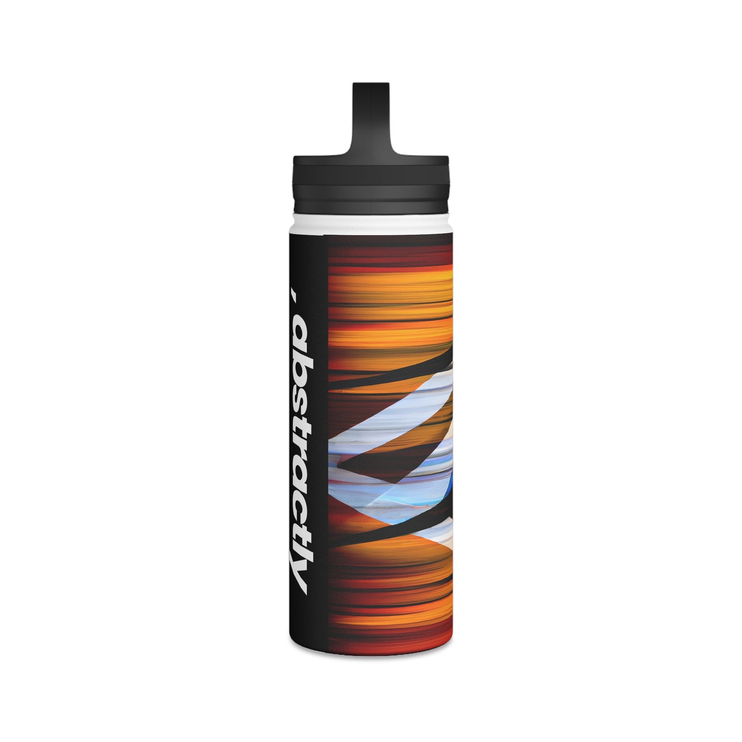 Valerie Schwartz - Magnetic Force, Abstractly - Stainless Steel Water Bottle