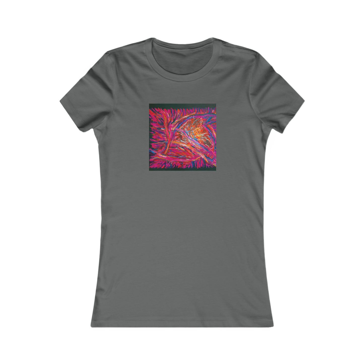 Solarian Crystal Prism - Neon, Abstractly - Ladies' Cut Tee