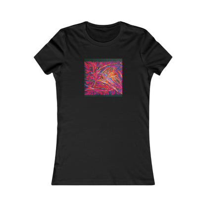 Solarian Crystal Prism - Neon, Abstractly - Ladies' Cut Tee