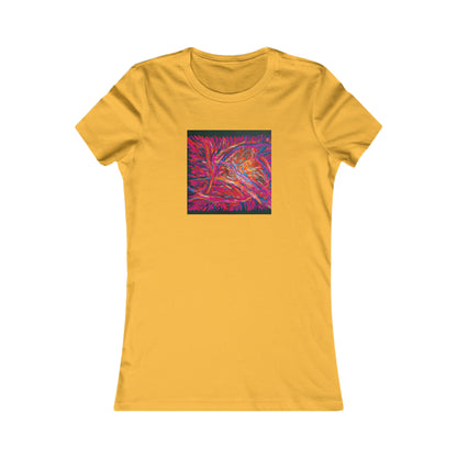 Solarian Crystal Prism - Neon, Abstractly - Ladies' Cut Tee